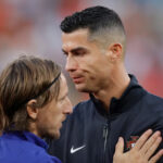 Cristiano-Ronaldo-and-Luka-Modric-shake-hands-ahead-of-a-match-between-Portugal-and-Croatia